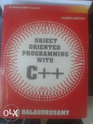 Oject Oriented Progamming With C++ Book