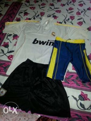 One Real Madrid football jersey and other things