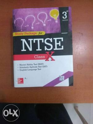 Superb book for overall preparation for ntse.The