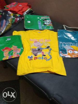 T shirts pure cotton for kids