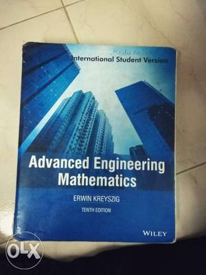 Textbook- Advanced Engineering Mathematics-Erwin