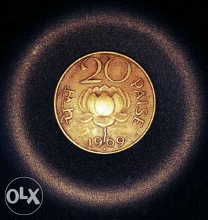 Very very rair and antiqe coin of 20 paisa