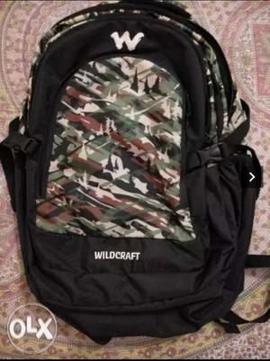 Wildcraft camouflage backpack 40 ltr 5 zips new