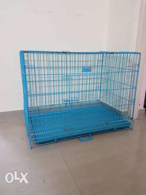 4 month old large dog cage.