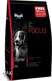 Dog food drools focus 25%less