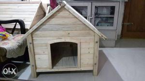 Dog house solid wood clearance