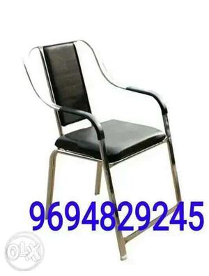 New seat Nd back cushion SS frame visitor office