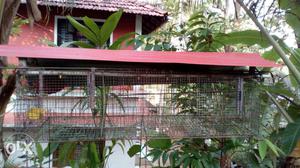 Red And Black Pet Cage