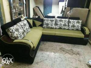 Solid Design 6 Seated L Type new Sofa