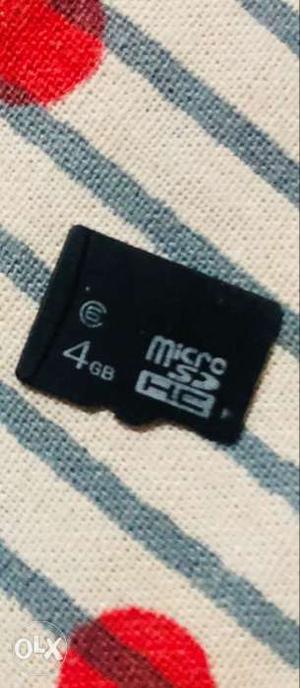 4gb Black MicroSD HC Card