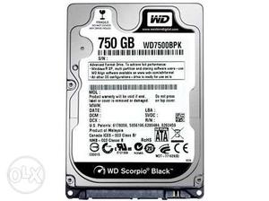 750GB 72X harddisk western digital