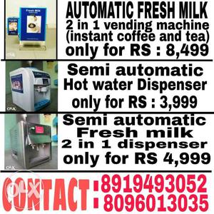 Automatic Fresh Milk 2-in-1 Vending Machine