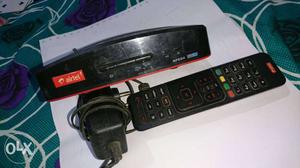 Black Airtel Router With Remote