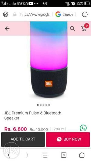 Black And Pink Portable Speaker Screenshot