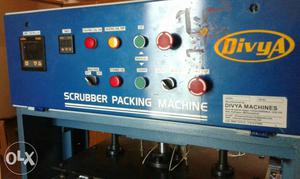 Blue Divya Scrubber Packing Machine