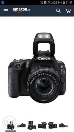 Canon 200d DSLR camera new for rent