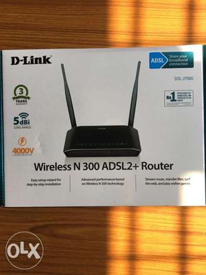 D-link wireless N300 ADSL2+ Router with 1yr warranty left