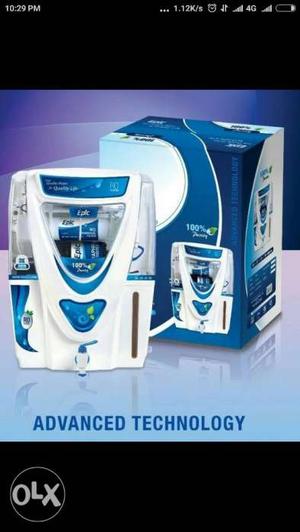 New 15 Liter Seal Pack Ro. With RO+UV+UF+TDS Control And 2