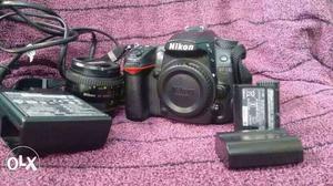 Nikon D with 50mm 1.8 lense, 2 battery, lowepro bag