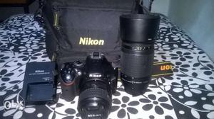 Nikon eos  lence, manual lence,bag with