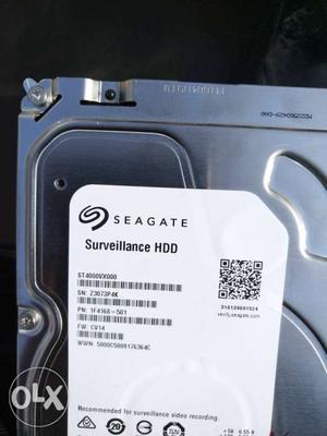 Silver Seagate Hard Disk Drive 4TB with 1 year warranty