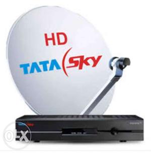 Tata Sky HD Dish with new HD set top box and