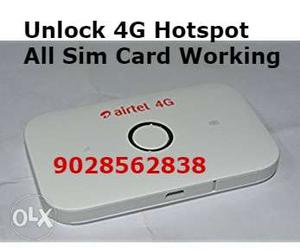Unlock 4G Airtel hotspot Work with All sim Card