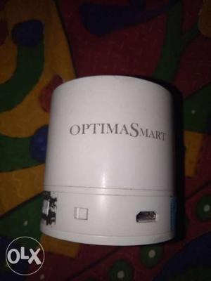 White OptimaSmart Wireless Portable Speaker