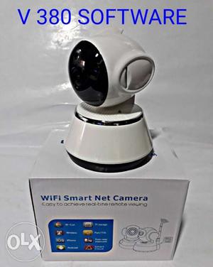 White Wi-Fi Smart Net Camera With Box