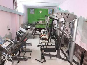 All types of home use fitness equipment in less