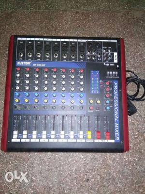 Black And Red Professional Mixer