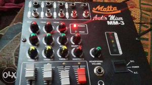 Black Matta MM-3 Audio Mixer