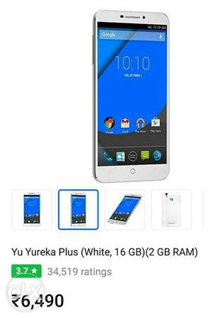 I am sold to my lovely mobile yureka  white