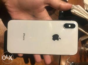 IphoneX 64GB in Silver colour With all