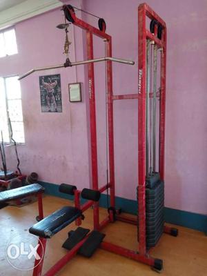 Lat pull down hardly used for sale