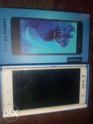Lenovo k8 plus New phone Only 2.5 month use With