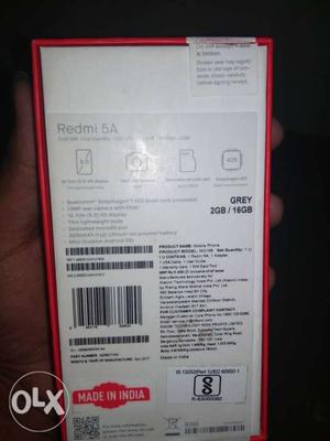 Mi redmi 5a 2/16 Only 5 month old In new condition...