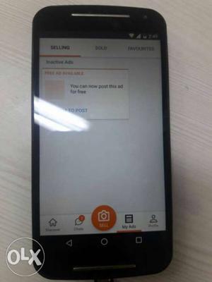 Moto g2 16gb 3g phone new condition only front
