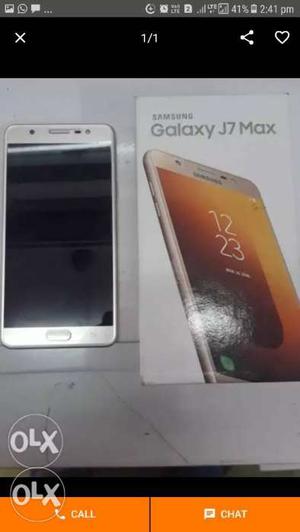 New mobile used in two months samsung j7 max gold