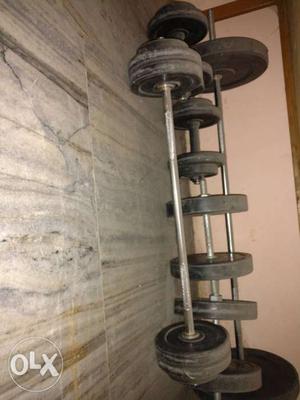 3 months older set of dumbbell... total weight