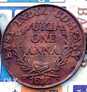 300 to 400 year old coin of east indian company