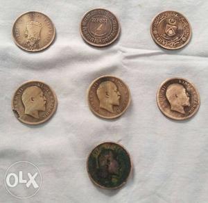 7 Indian old coins only ₹