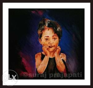 Acrylic on canvas.. without frame..