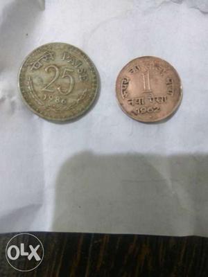  And  India Paise Coins