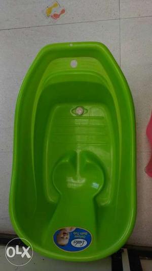 Baby's Green Plastic Bather