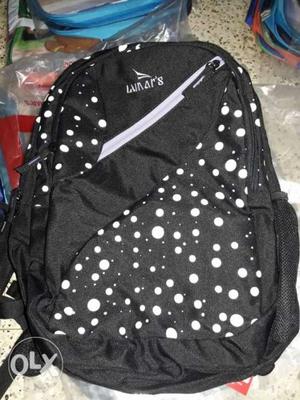 Black And White Lunar's Backpack