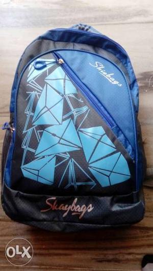 Blue And Black Skaybags Backpack