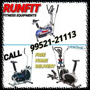 Blue And Gray Runfit Elliptical Trainer Collage