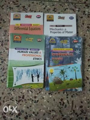 Bsc 1st semester 4 test papers books