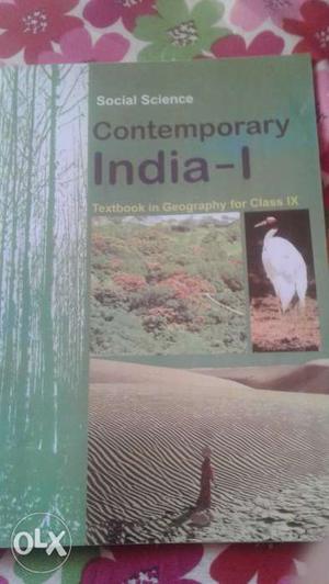 Contemporary India 1 9th std new book, store
